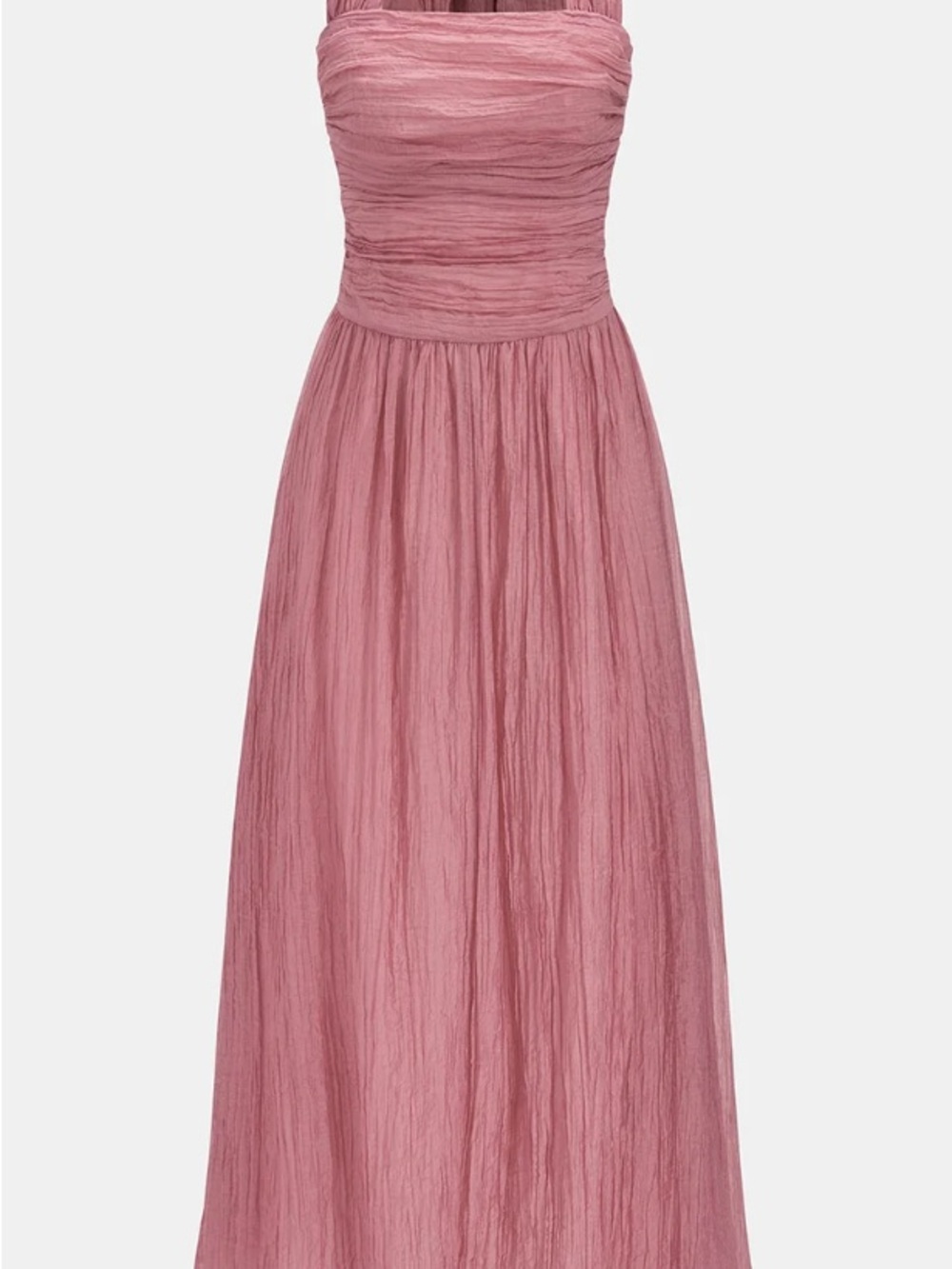 Commense Strapless Maxi Dress in Dusty Rose